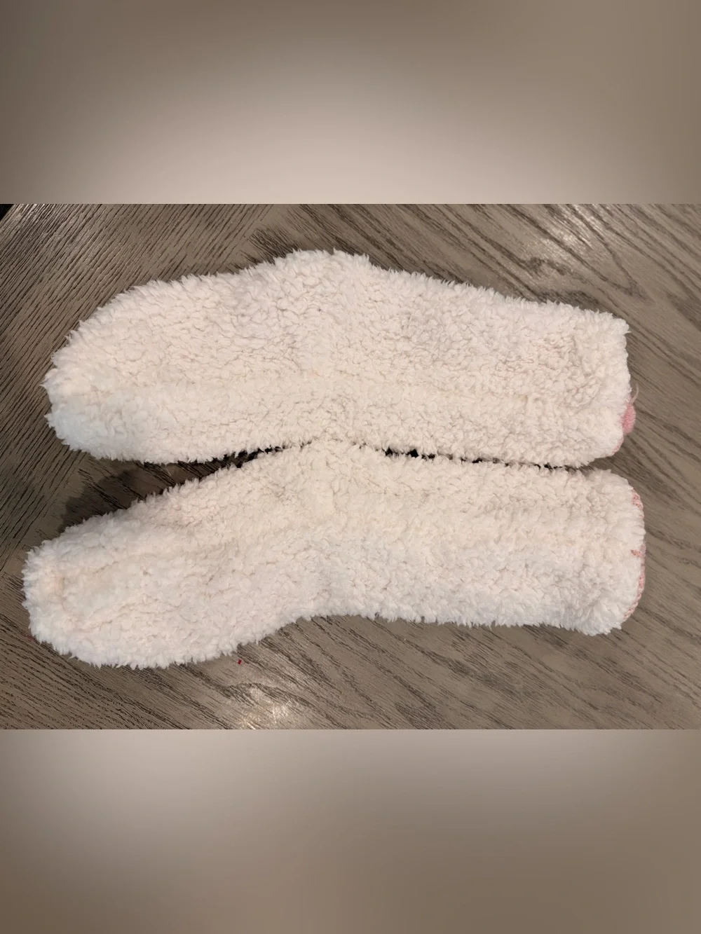 UGG Pink Cable Knit Pom Pom Cozy Slipper Socks One Size